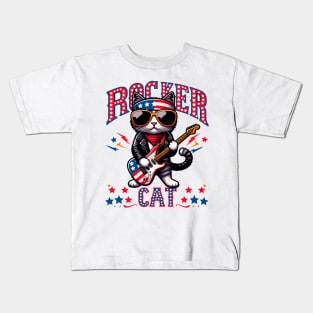 Cat Rocker Kids T-Shirt